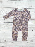 Baby Boy Camouflage Print Zippy Sleeper