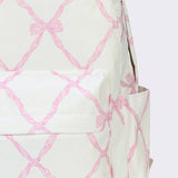 Girls Bow Printed Backpack