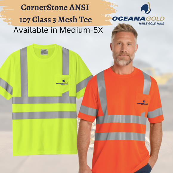 CornerStone ANSI  107 Class 3 Mesh Tee