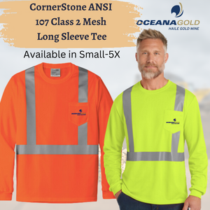 CornerStone ANSI 107 Class 2 Mesh Long Sleeve Tee