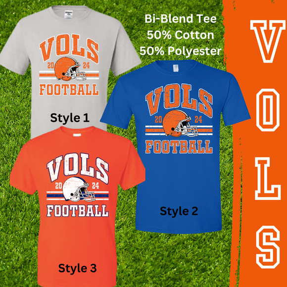 Let's Go Vols Football Tee