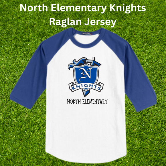 North Elementary Knights Raglan Jersey