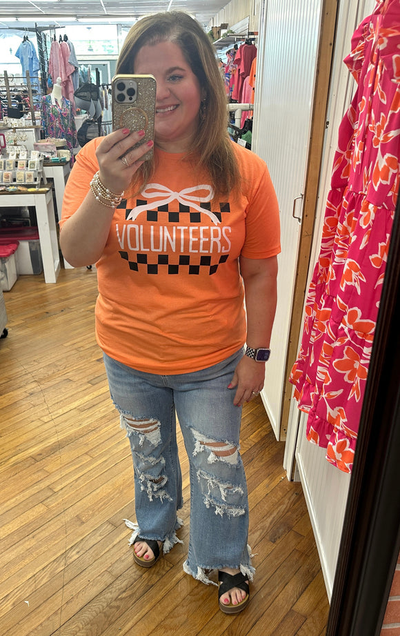 Volunteers Checkered Tee