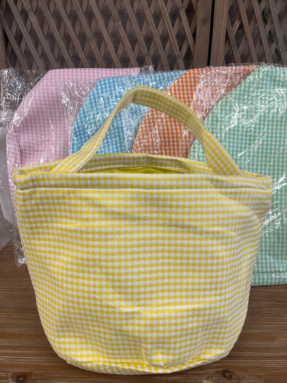 Gingham Easter Basket