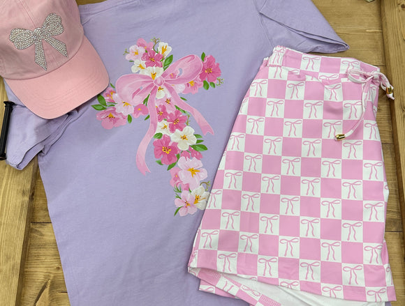 Floral Cross Tee