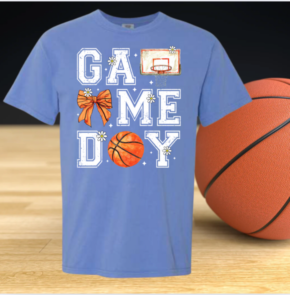 Basketball Gameday Comfort Color Tee