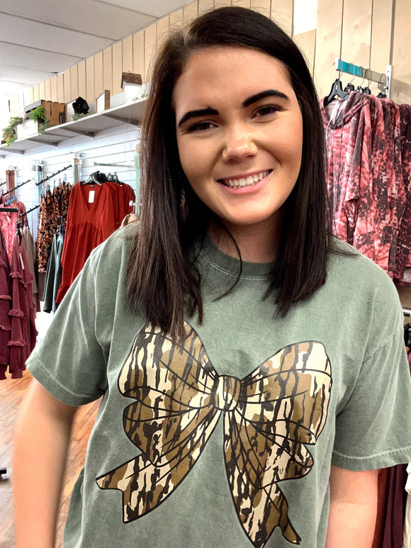 Camo Bow Tee