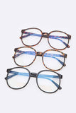 Blue Light Block Oversize Round Glasses