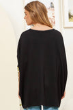 Oversized Relaxed Fit Top (Black)