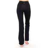 Petite Flared Yoga Pants (Black)