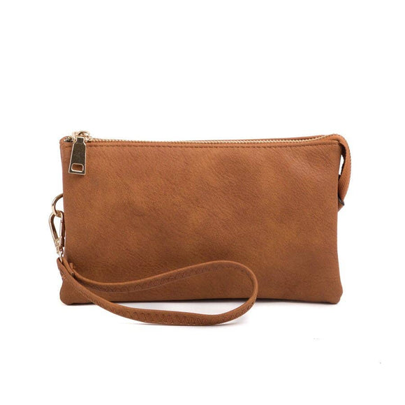 Riley 3 Compartment Crossbody/Wristlet