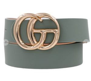 On The Go Belt (Gold/Silver Buckle)